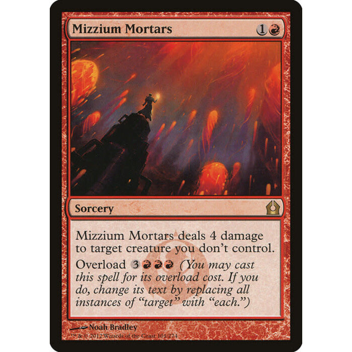 Magic: The Gathering Mizzium Mortars (101) Moderately Played