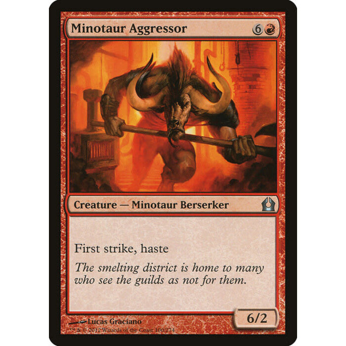 Magic: The Gathering Minotaur Aggressor (100) Lightly Played