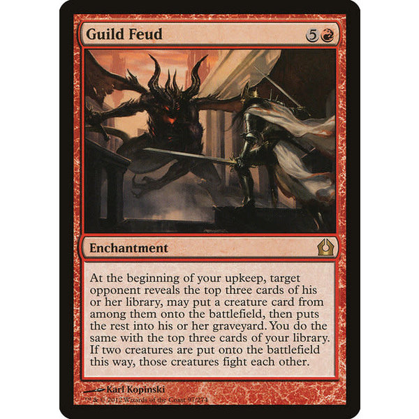 Magic: The Gathering Guild Feud (097) Moderately Played