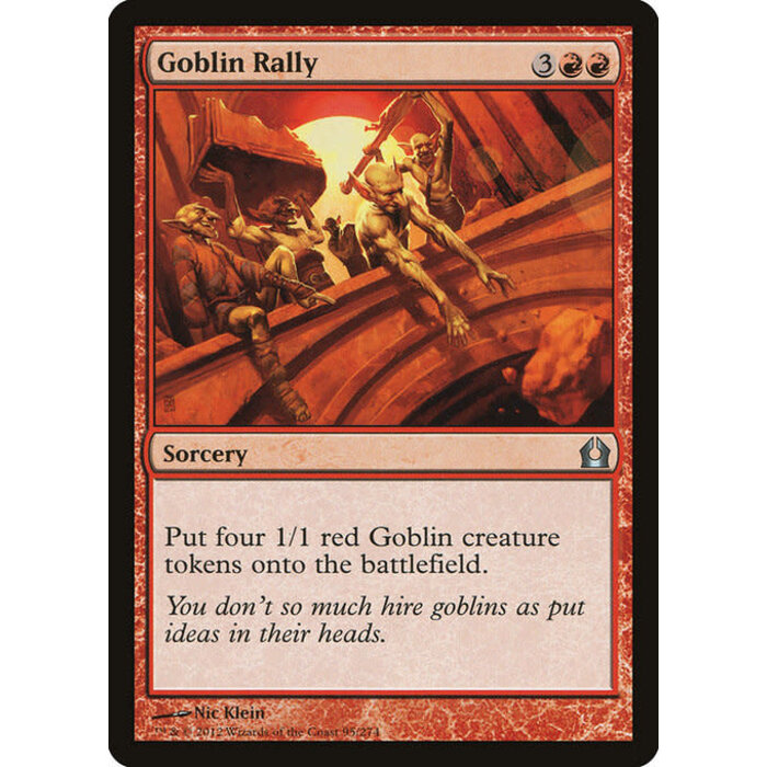 Magic: The Gathering Goblin Rally (095) Lightly Played