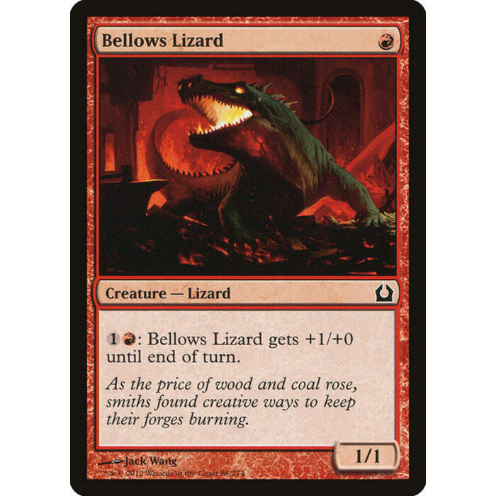Magic: The Gathering Bellows Lizard (088) Lightly Played Foil