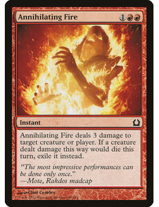 Magic: The Gathering Annihilating Fire (085) Moderately Played