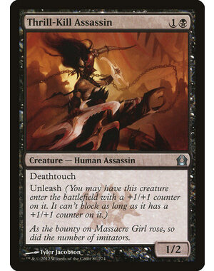 Magic: The Gathering Thrill-Kill Assassin (081) Moderately Played