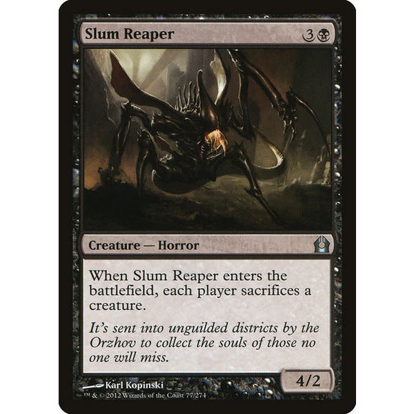 Magic: The Gathering Slum Reaper (077) Lightly Played