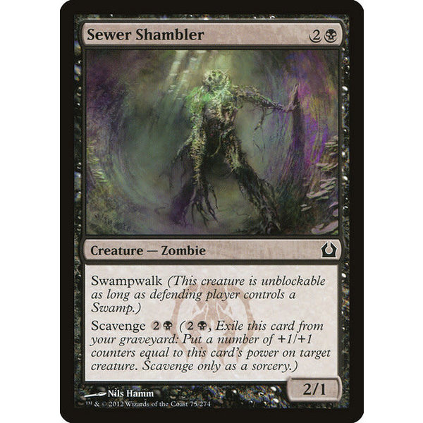 Magic: The Gathering Sewer Shambler (075) Moderately Played