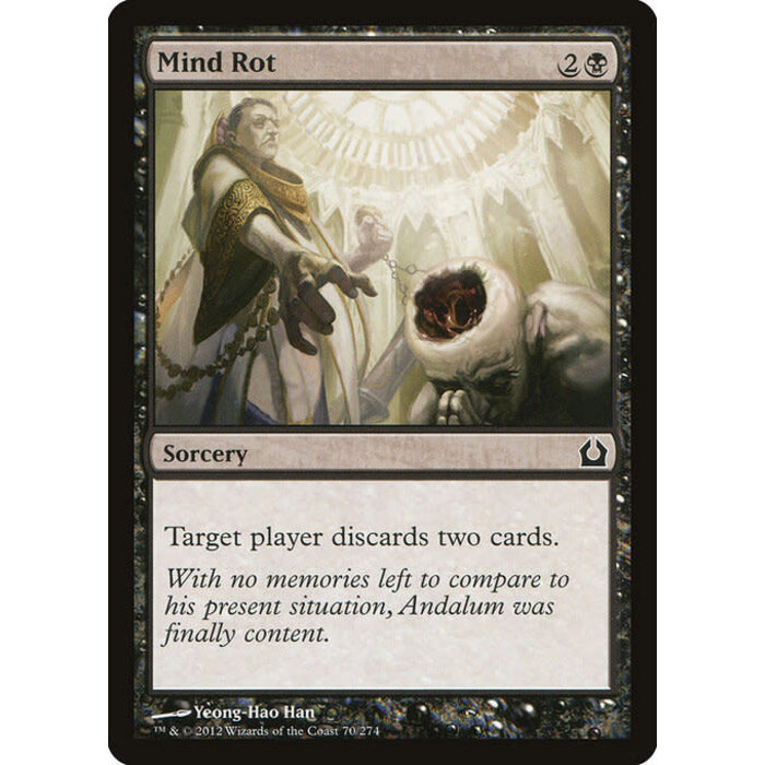 Magic: The Gathering Mind Rot (070) Moderately Played