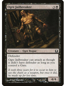 Magic: The Gathering Ogre Jailbreaker (072) Moderately Played