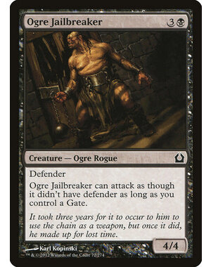 Magic: The Gathering Ogre Jailbreaker (072) Moderately Played