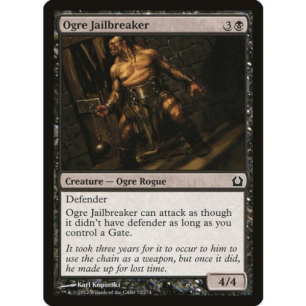 Magic: The Gathering Ogre Jailbreaker (072) Moderately Played