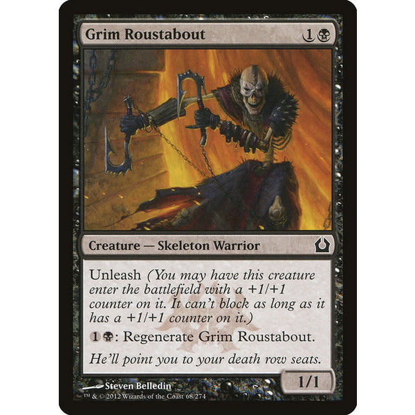Magic: The Gathering Grim Roustabout (068) Lightly Played