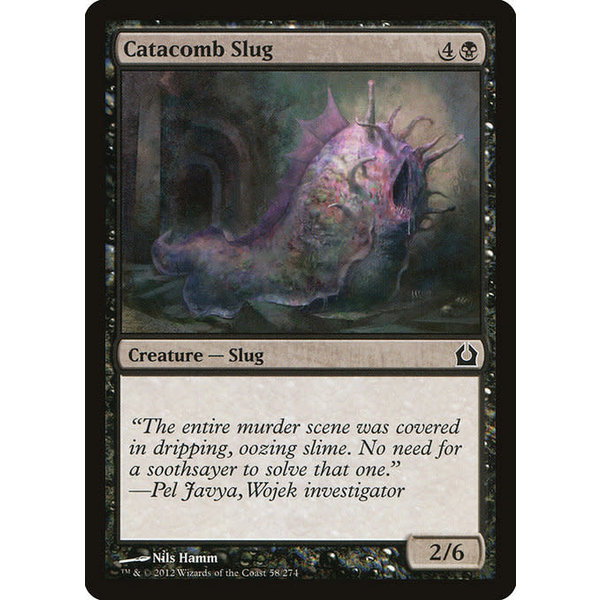 Magic: The Gathering Catacomb Slug (058) Moderately Played