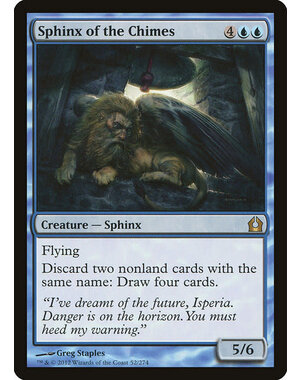 Magic: The Gathering Sphinx of the Chimes (052) Moderately Played