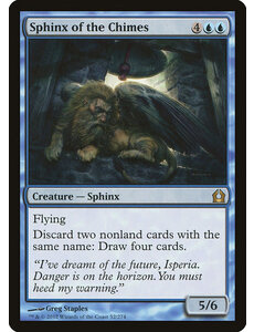 Magic: The Gathering Sphinx of the Chimes (052) Moderately Played Foil