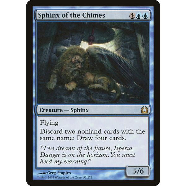 Magic: The Gathering Sphinx of the Chimes (052) Moderately Played Foil