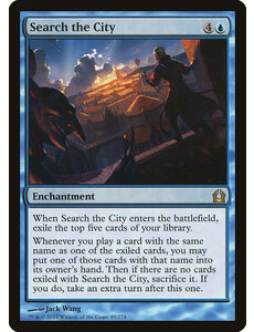 Magic: The Gathering Search the City (049) Moderately Played Foil