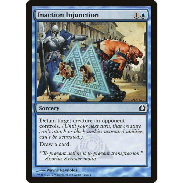Magic: The Gathering Inaction Injunction (041) Lightly Played