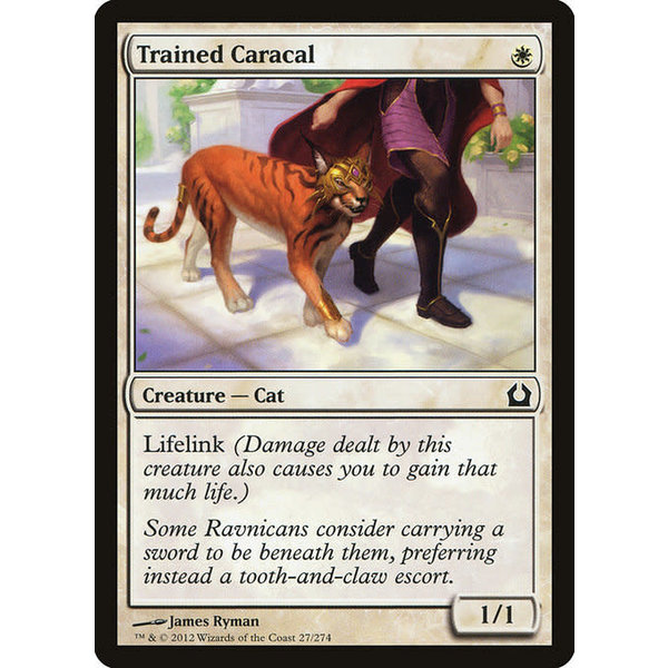 Magic: The Gathering Trained Caracal (027) Lightly Played