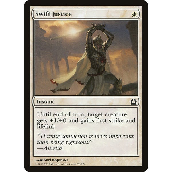 Magic: The Gathering Swift Justice (026) Moderately Played