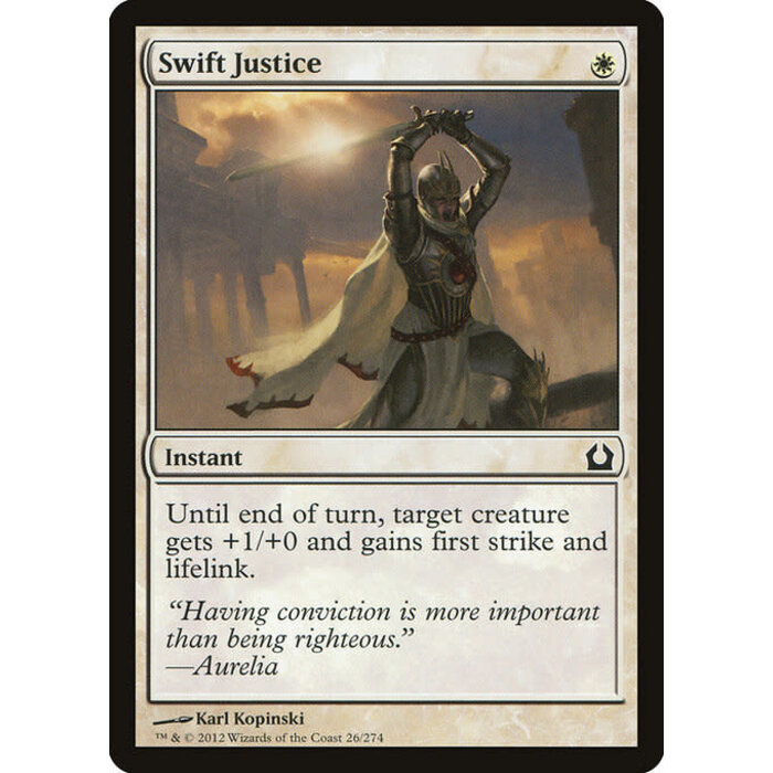 Magic: The Gathering Swift Justice (026) Lightly Played