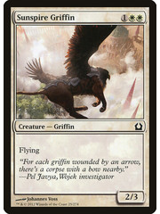 Magic: The Gathering Sunspire Griffin (025) Moderately Played