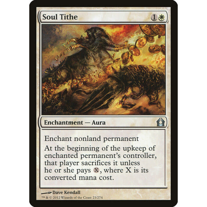 Magic: The Gathering Soul Tithe (023) Moderately Played