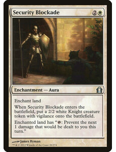 Magic: The Gathering Security Blockade (020) Lightly Played