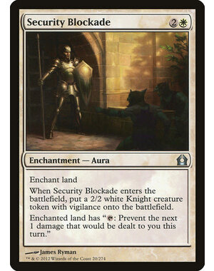 Magic: The Gathering Security Blockade (020) Lightly Played