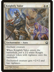 Magic: The Gathering Knightly Valor (013) Lightly Played
