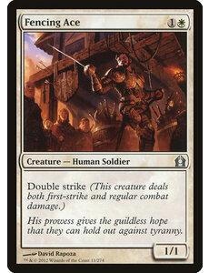 Magic: The Gathering Fencing Ace (011) Moderately Played