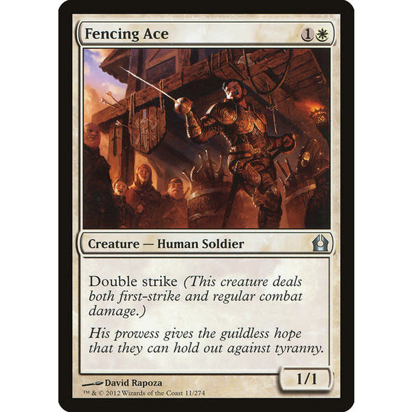 Magic: The Gathering Fencing Ace (011) Moderately Played Foil