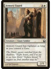Magic: The Gathering Armory Guard (002) Lightly Played Foil