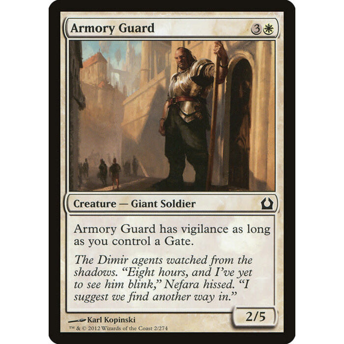 Magic: The Gathering Armory Guard (002) Lightly Played