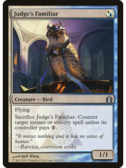 Magic: The Gathering Judge's Familiar (218) Lightly Played