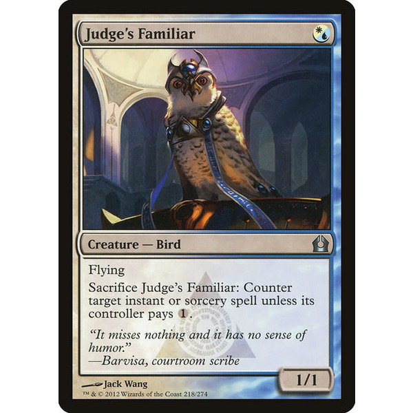 Magic: The Gathering Judge's Familiar (218) Lightly Played