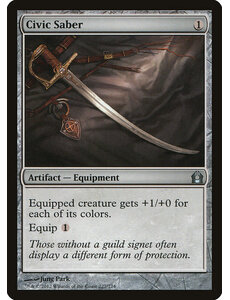 Magic: The Gathering Civic Saber (227) Lightly Played