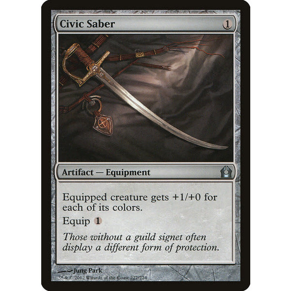 Magic: The Gathering Civic Saber (227) Lightly Played