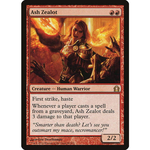 Magic: The Gathering Ash Zealot (086) Moderately Played