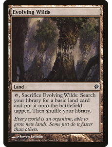 Magic: The Gathering Evolving Wilds (228) Moderately Played