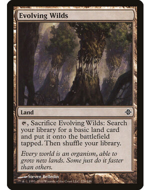 Magic: The Gathering Evolving Wilds (228) Moderately Played