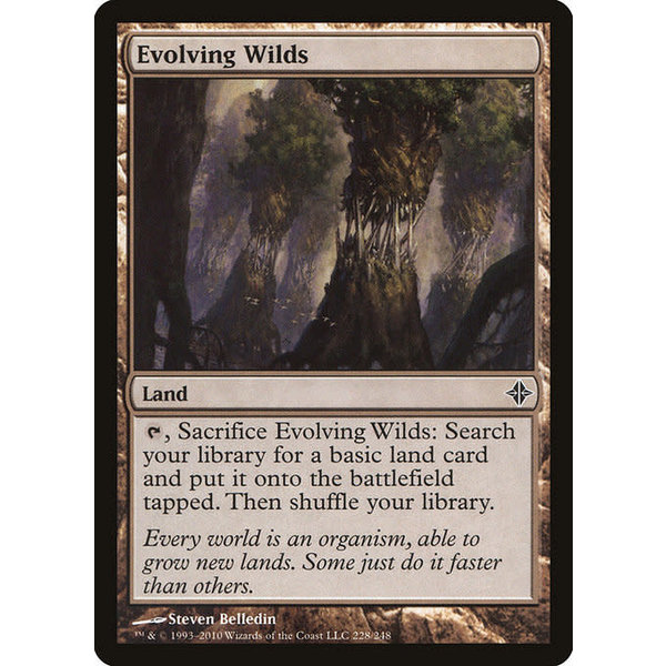 Magic: The Gathering Evolving Wilds (228) Moderately Played