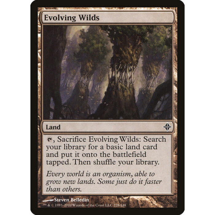 Magic: The Gathering Evolving Wilds (228) Moderately Played