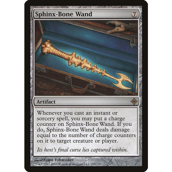 Magic: The Gathering Sphinx-Bone Wand (225) Moderately Played