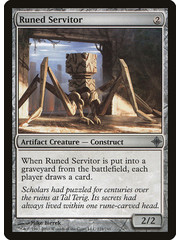 Magic: The Gathering Runed Servitor (224) Lightly Played Foil