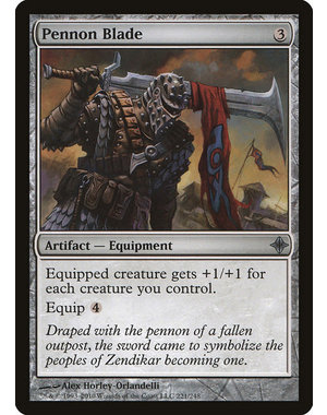 Magic: The Gathering Pennon Blade (221) Moderately Played