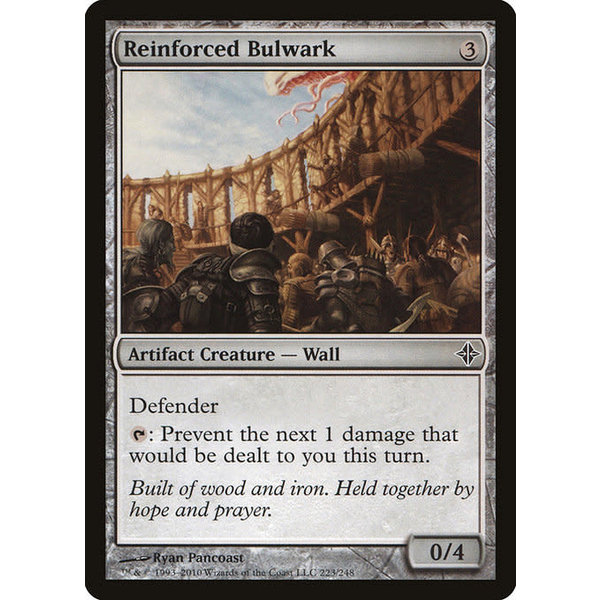 Magic: The Gathering Reinforced Bulwark (223) Lightly Played