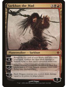 Magic: The Gathering Sarkhan the Mad (214) Lightly Played
