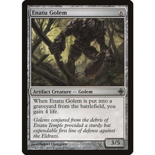 Magic: The Gathering Enatu Golem (217) Moderately Played