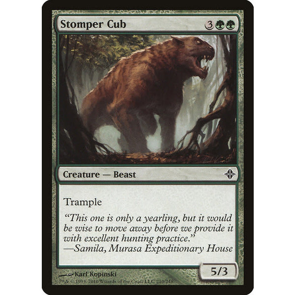 Magic: The Gathering Stomper Cub (210) Moderately Played