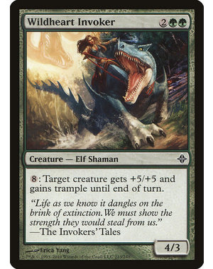Magic: The Gathering Wildheart Invoker (213) Moderately Played