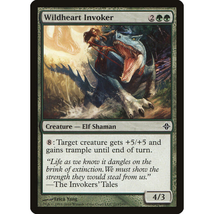 Magic: The Gathering Wildheart Invoker (213) Moderately Played